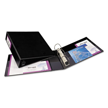 Avery Heavy-Duty Non-View Binder with DuraHinge and One Touch EZD Rings, 3 Rings, 2" Capacity, 11 x 8.5, Black 79992