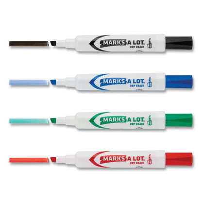 Avery MARKS A LOT Desk-Style Dry Erase Marker Value Pack, Broad Chisel Tip, Assorted Colors, 24-Pack (98188) 98188