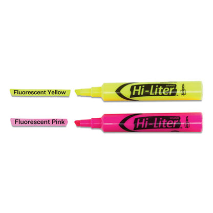 Avery HI-LITER Desk-Style Highlighter Value Pack, Assorted Ink Colors, Chisel Tip, Assorted Barrel Colors, 24-Pack 98189