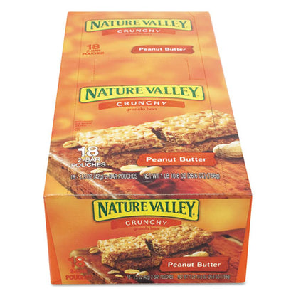 Nature Valley Granola Bars, Peanut Butter Cereal, 1.5 oz Bar, 18-Box GEM33550