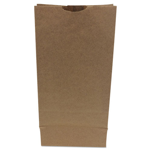 General Grocery Paper Bags, 50 lbs Capacity, #10, 6.31"w x 4.19"d x 13.38"h, Kraft, 500 Bags 29810