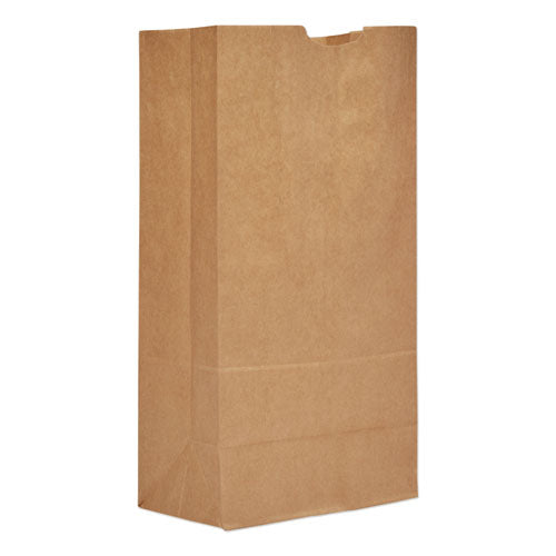General Grocery Paper Bags, 50 lbs Capacity, #20, 8.25"w x 5.94"d x 16.13"h, Kraft, 500 Bags 29820