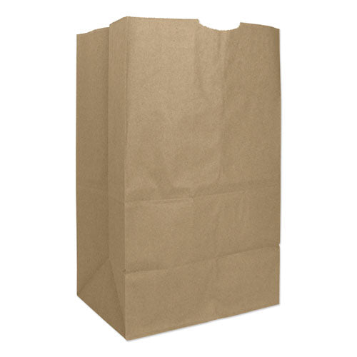 General Grocery Paper Bags, 50 lbs Capacity, #20 Squat, 8.25"w x 5.94"d x 13.38"h, Kraft, 500 Bags 29821