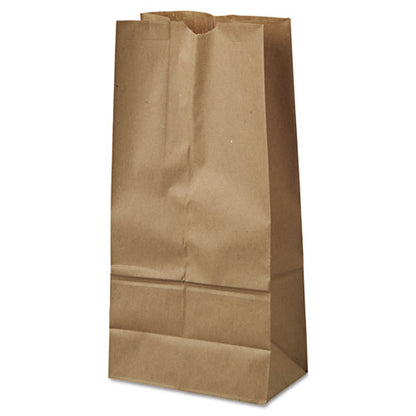 General Grocery Paper Bags, 40 lbs Capacity, #16, 7.75"w x 4.81"d x 16"h, Kraft, 500 Bags 18416
