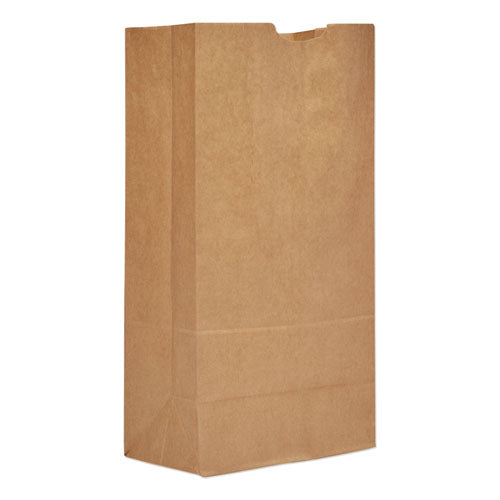 General Grocery Paper Bags, 20 lbs Capacity, #20, 8.25"w x 5.94"d x 16.13"h, Kraft, 500 Bags 18420