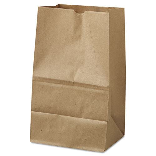 General Grocery Paper Bags, 40 lbs Capacity, #20 Squat, 8.25"w x 5.94"d x 13.38"h, Kraft, 500 Bags 18421