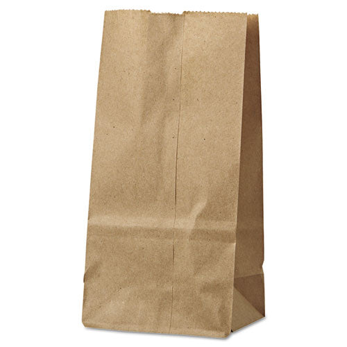 General Grocery Paper Bags, 30 lbs Capacity, #2, 4.31"w x 2.44"d x 7.88"h, Kraft, 500 Bags 18402