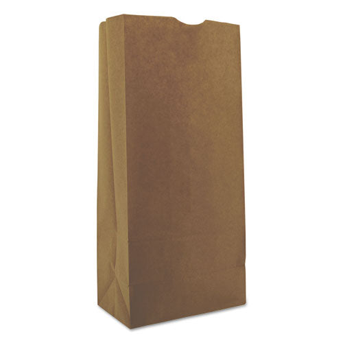 General Grocery Paper Bags, 40 lbs Capacity, #25, 8.25"w x 5.25"d x 18"h, Kraft, 500 Bags 18424