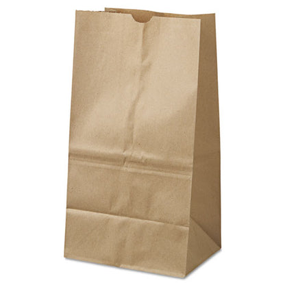 General Grocery Paper Bags, 40 lbs Capacity, #25 Squat, 8.25"w x 6.13"d x 15.88"h, Kraft, 500 Bags 18428
