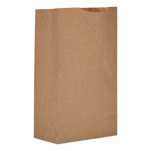 General Grocery Paper Bags, 30 lbs Capacity, #3, 4.75"w x 2.94"d x 8.56"h, Kraft, 500 Bags 18403