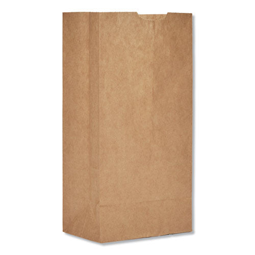 General Grocery Paper Bags, 30 lbs Capacity, #4, 5"w x 3.33"d x 9.75"h, Kraft, 500 Bags 18404