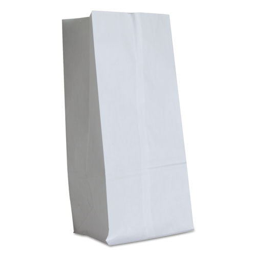 General Grocery Paper Bags, 40 lbs Capacity, #16, 7.75"w x 4.81"d x 16"h, White, 500 Bags 51036