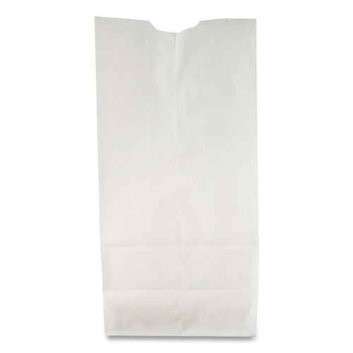 General Grocery Paper Bags, 30 lbs Capacity, #2, 4.31"w x 2.44"d x 7.88"h, White, 500 Bags 51002