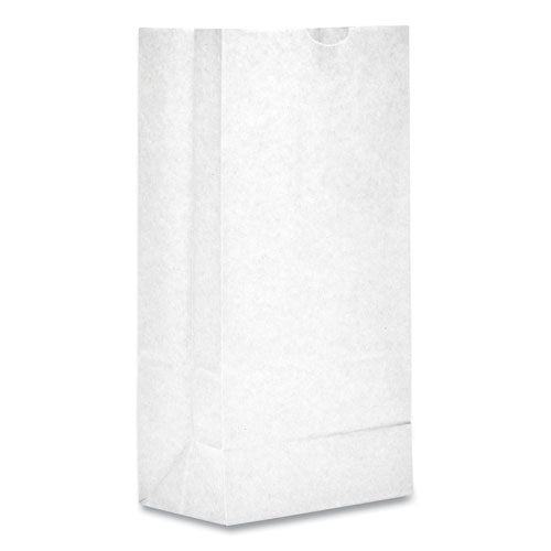 General Grocery Paper Bags, 35 lbs Capacity, #6, 6"w x 3.63"d x 11.06"h, White, 500 Bags 51046