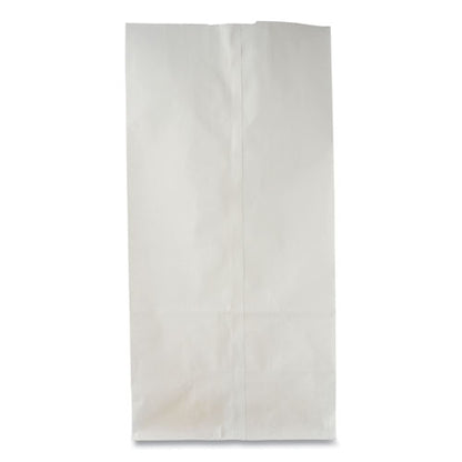 General Grocery Paper Bags, 35 lbs Capacity, #8, 6.13"w x 4.17"d x 12.44"h, White, 500 Bags 51028