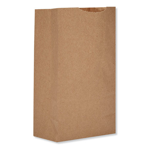 General Grocery Paper Bags, 52 lbs Capacity, #2, 4.3"w x 2.44"d x 7.88"h, Kraft, 500 Bags 30902