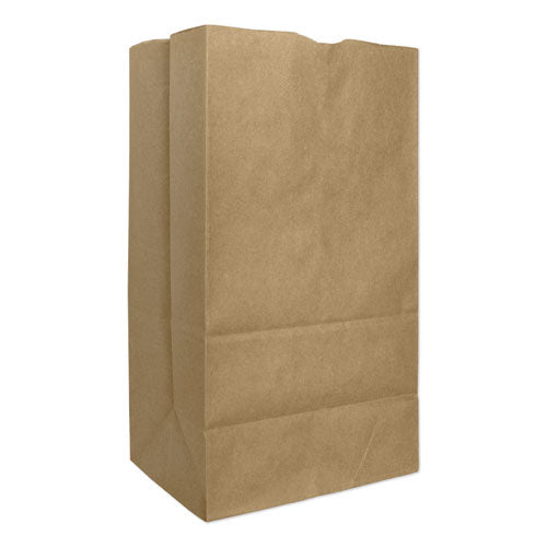 General Grocery Paper Bags, 57 lbs Capacity, #25, 8.25"w x 6.13"d x 15.88"h, Kraft, 500 Bags 30926
