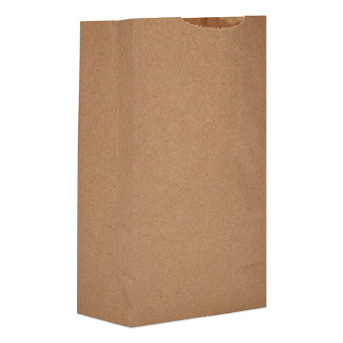 General Grocery Paper Bags, 52 lbs Capacity, #3, 4.75"w x 2.94"d x 8.04"h, Kraft, 500 Bags 30903