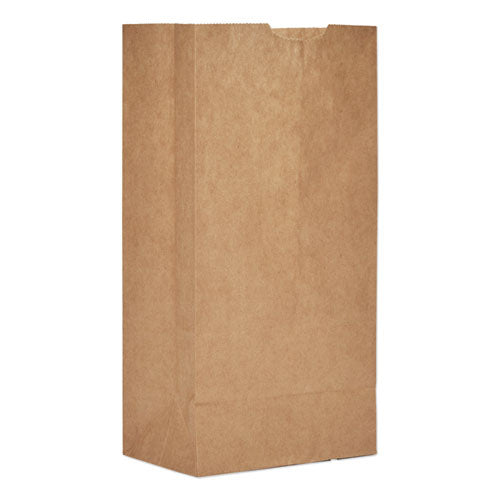 General Grocery Paper Bags, 50 lbs Capacity, #4, 5"w x 3.13"d x 9.75"h, Kraft, 500 Bags 30904