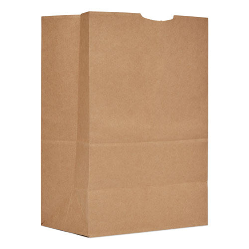 General Grocery Paper Bags, 52 lbs Capacity, 1-6 BBL, 12"w x 7"d x 17"h, Kraft, 500 Bags 80075