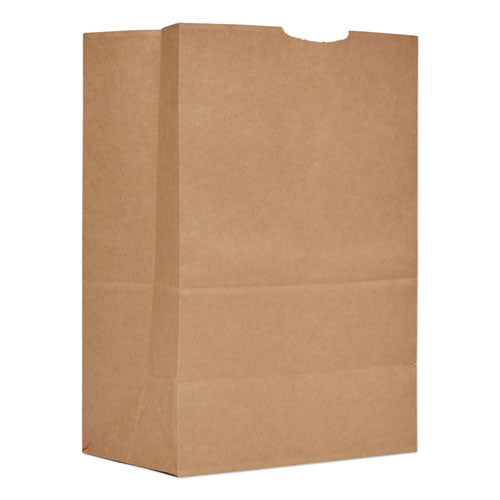General Grocery Paper Bags, 57 lbs Capacity, 1-6 BBL, 12"w x 7"d x 17"h, Kraft, 500 Bags SK1657