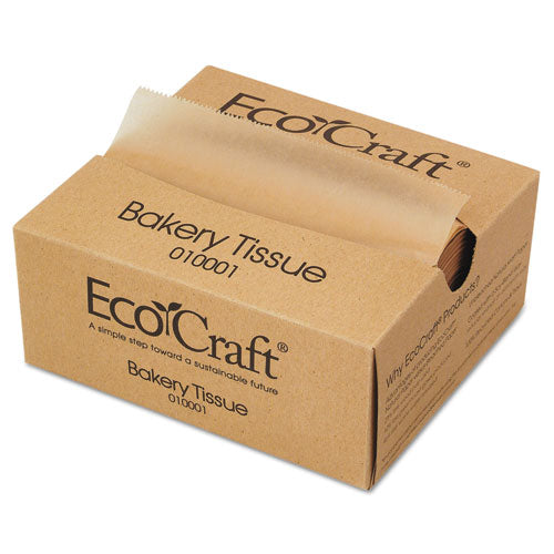 Bagcraft EcoCraft Interfolded Dry Wax Deli Sheets, 6 x 10.75, Natural, 1,000-Box, 10 Boxes-Carton BGC 010001