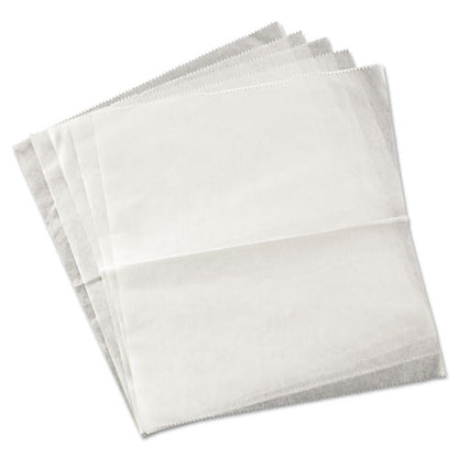 Bagcraft QF10 Interfolded Dry Wax Deli Paper, 10 x 10.25, White, 500-Box, 12 Boxes-Carton P011010