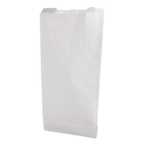 Bagcraft Grease-Resistant Single-Serve Bags, 6" x 6.5", White, 2,000-Carton 300405