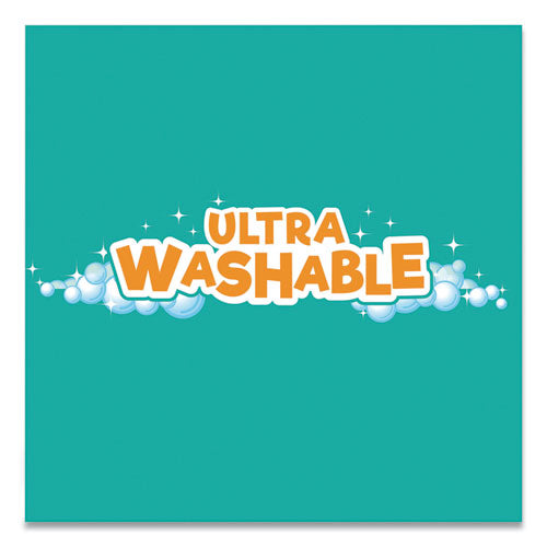 BIC Kids Ultra Washable Markers, Plastic Tube, Medium Bullet Tip, Assorted Colors, 20-Pack BKCMD20AST