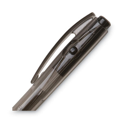BIC BU3 Ballpoint Pen, Retractable, Medium 1 mm, Black Ink, Black Barrel, 36-Pack BU3361-BLK