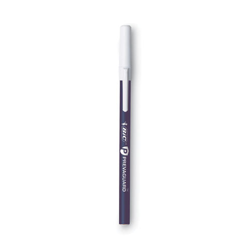 BIC PrevaGuard Ballpoint Pen, Stick, Medium 1 mm, Blue Ink-Blue Barrel, Dozen GSAM11BE
