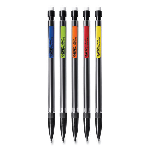 BIC Xtra Smooth Mechanical Pencil Xtra Value Pack, 0.7 mm, HB (#2), Black Lead, Assorted Barrel Colors, 320-Carton MP320BK