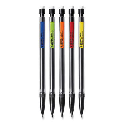 BIC Xtra Smooth Mechanical Pencil Xtra Value Pack, 0.7 mm, HB (#2), Black Lead, Assorted Barrel Colors, 320-Carton MP320BK