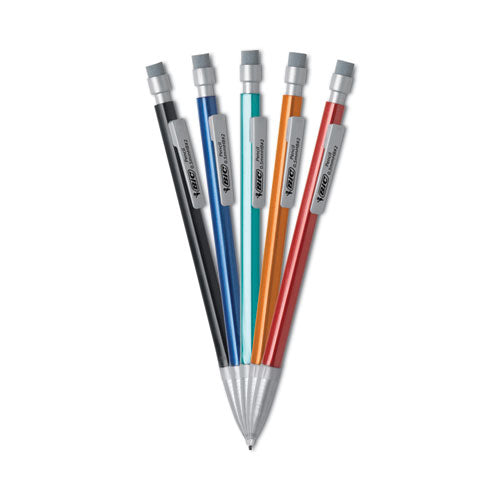 BIC Xtra-Precision Mechanical Pencil Value Pack, 0.5 mm, HB (#2.5), Black Lead, Assorted Barrel Colors, 24-Pack MPLMFP241