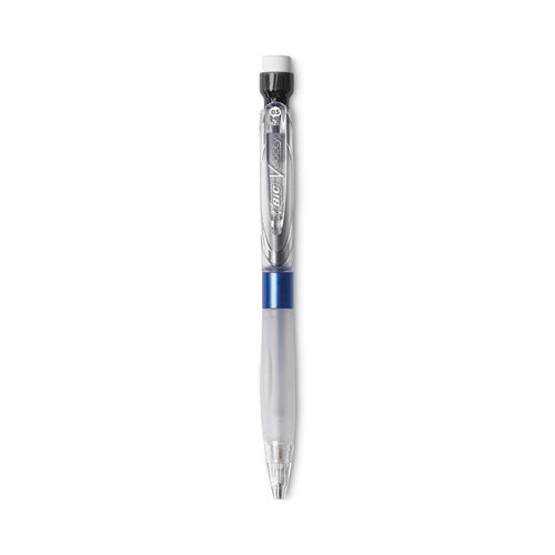 BIC Velocity Max Pencil, 0.5 mm, HB (#2), Black Lead, Gray Barrel, 2-Pack MPMX5P21