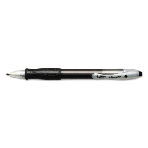 BIC GLIDE Ballpoint Pen Value Pack, Retractable, Medium 1 mm, Black Ink, Black Barrel, 36-Pack VLG361-BLK