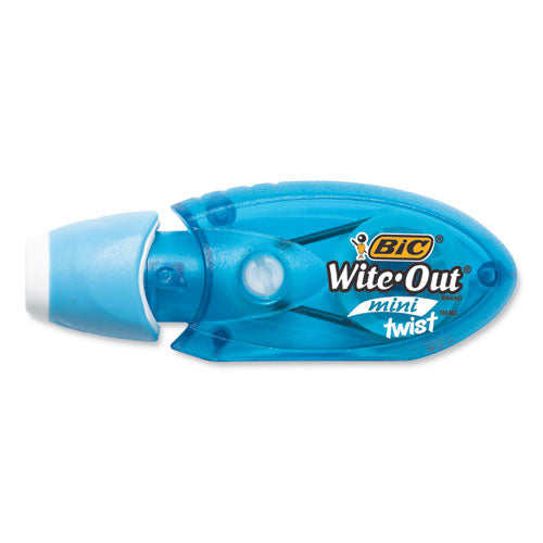 BIC Wite-Out Mini Twist Correction Tape, Non-Refillable, 1-5" x 314", 2-Pack WOMTP21