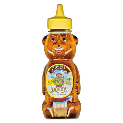 Busy Bee Clover Honey, 12 oz Bottle, 12-Carton 059640