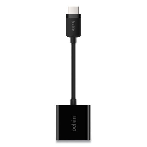Belkin HDMI to VGA Adapter with Micro-USB Power, 9.8", Black AV10170BT