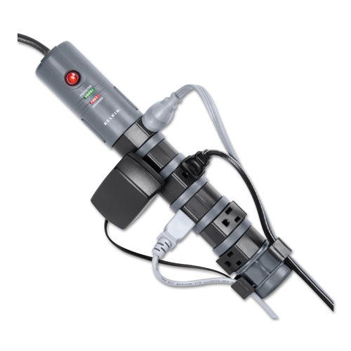 Belkin Pivot Plug Surge Protector, 8 Outlets, 6 ft Cord, 1800 Joules, Black BP108000-06