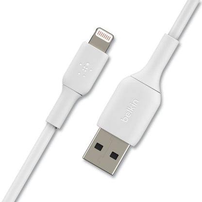 Belkin BOOST CHARGE Lightning to USB-A ChargeSync Cable, 9.8 ft, White CAA001BT3MWH