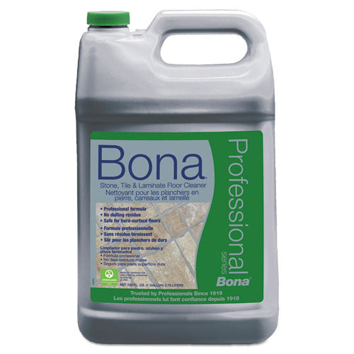 Bona Stone, Tile and Laminate Floor Cleaner, Fresh Scent, 1 gal Refill Bottle WM700018175