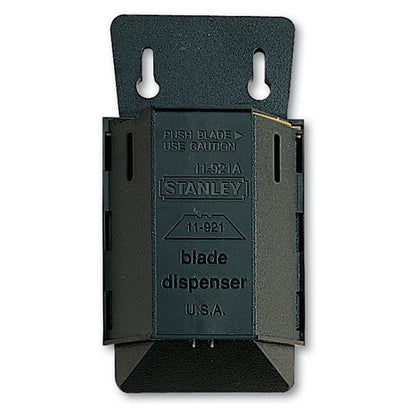 Stanley Wall Mount Utility Knife Blade Dispenser w-Blades, 100-Pack 11-921A