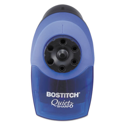 Bostitch QuietSharp 6 Classroom Electric Pencil Sharpener, AC-Powered, 6.13 x 10.69 x 9, Blue EPS10HC