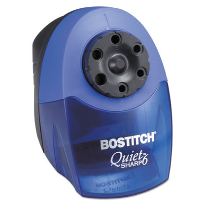 Bostitch QuietSharp 6 Classroom Electric Pencil Sharpener, AC-Powered, 6.13 x 10.69 x 9, Blue EPS10HC