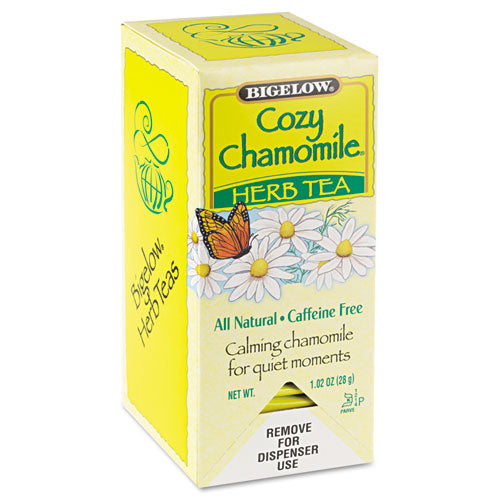 Bigelow Single Flavor Tea, Cozy Chamomile, 28 Bags-Box RCB10401