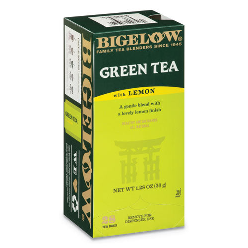 Bigelow Green Tea With Lemon 0.34 Lbs (28 Tea Bags) RCB10346