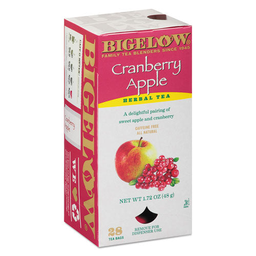 Bigelow Cranberry Apple Herbal Tea, 28-Box RCB004001