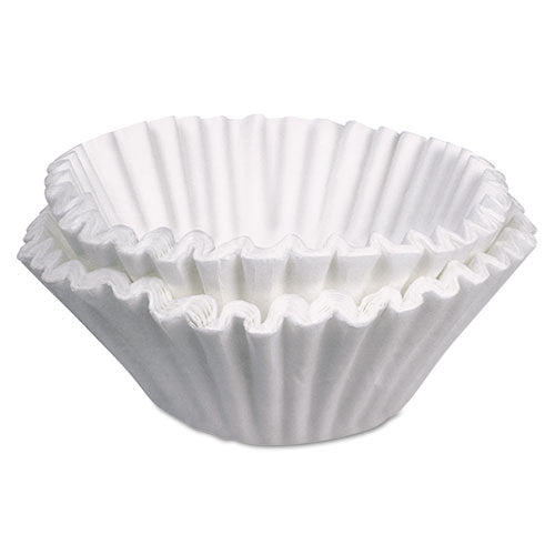Bunn Commercial Coffee Filters, 10 gal Urn Style, Flat Bottom, 25-Cluster, 10 Clusters-Carton 20113.0000