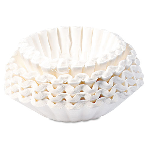 Bunn Flat Bottom Coffee Filters, 12 Cup Size, 250-Pack 20132.0000